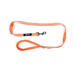 Trek Star Correa Air Mesh Naranja para Perro Ligera Transpirable Acolchada, 2cm Ancho x 120cm Largo