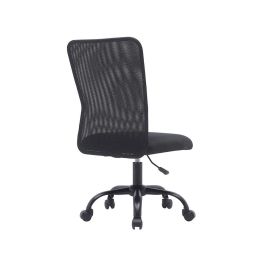 Silla Q-Connect Oficina Parma Malla Sin Reposabrazos Alt Max 990 Anc 480 Prof 590 Color Negro