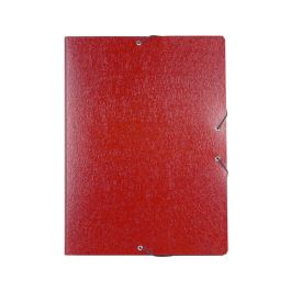 Carpeta Proyectos Liderpapel Folio Lomo 30 mm Carton Gofrado Roja