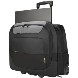 Targus City Gear Laptop Roller 17.3 pulgadas - Maleta con ruedas para portátil, Negro/Gris