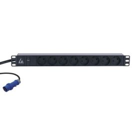 Lanview 19'' rack mount power strip, 3m, 16A with 8 x Danish type K grounded sockets Precio: 52.5000003. SKU: B16WF989HW