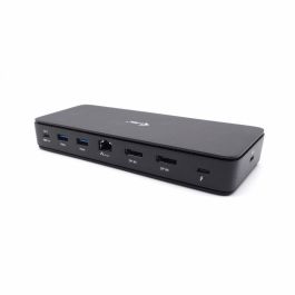 Hub USB i-Tec TB4DUALDPDOCKPDPRO Negro