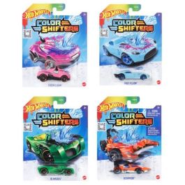 Hot Wheels Vehiculo Color Shifters BHR15, Coche a Escala 1:64 que Cambia de Color con Agua, Juguete para Niños +3 Años