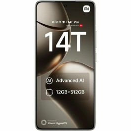 Xiaomi 14T Pro 14T P 12-256 GY, 12GB/256GB, Pantalla 6.67" AMOLED 144Hz, Cámara Leica, Dimensity 9300+, Carga 120W, 5G, IP68, Gris Titanio