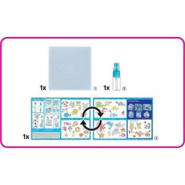 Aquabeads 35072 - Caja Creativa 4 en 1 con 1900 Cuentas para Creaciones en Spray