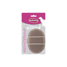 Inodorina Manopla Cepillo Masajeador Almohadilla de Goma para Eliminar Pelo Muerto y Dar Brillo Perros y Gatos Pelo Corto Talla S Marrón Precio: 5.68999959. SKU: B1GLJHG6VD