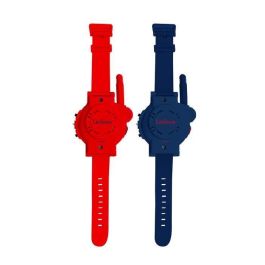 Lexibook Reloj Walkie Talkie Spiderman DMWTW1SP 2 en 1 con Brújula y Linterna para Niños +6 años Distancia 200 Metros Juego Exterior