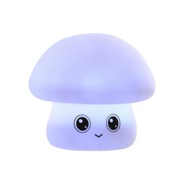 DKD Home Decor Quitamiedo infantil Baby Decoración Luminosa LED PVC Blanco 12 x 12 x 12 cm (6 Unidades)