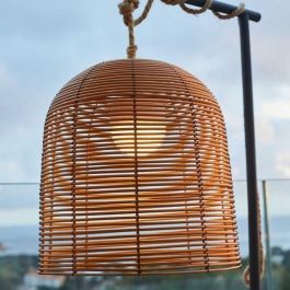 Lumisky LUM3760093545570 Lámpara Colgante Nómada HANG BOHEME H35 cm Poliratán con Cuerda, LED Blanco Cálido y Regulable Lumisky LUM3760093545570 Lámpara Colgante Nómada HANG BOHEME H35 cm Poliratán con Cuerda, LED Blanco Cálido y Regulable