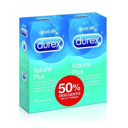 Durex Preservativos Natural Plus 2x12 unidades Durex Preservativos Natural Plus 2x12 unidades Precio: 13.59000032. SKU: B18R6ZESL9