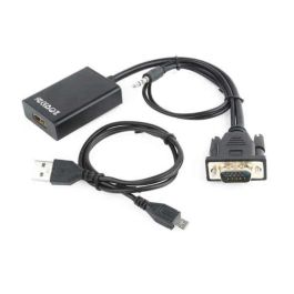 Adaptador VGA a HDMI con Audio GEMBIRD A-VGA-HDMI-01 Negro Precio: 17.5000001. SKU: B1CAPWQJRJ