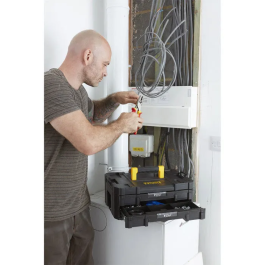 Stanley Maletín Tstak-Fatmax 8 l con 2 cajones, Ref. FMST1-71969, 44 x 33,17 x 17,6 cm