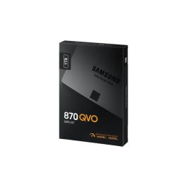 Samsung 870 QVO SSD 1 TB 2.5" SATA III QLC, Velocidad Lectura/Escritura 560/530 MB/s, Fiable para PC/Portátil, 3 Años Garantía