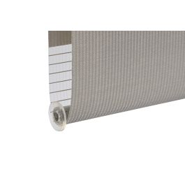 DKD Home Decor Estor Día-Noche Básico Gris Poliéster 190 x 120 cm