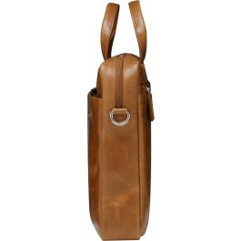 dbramante1928 Amalienborg 15" (2nd Gen) Bolso para portátil de Piel de Grano Completo, Hecho a Mano, Color Tan