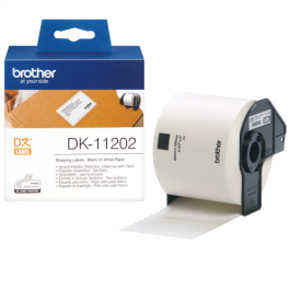 Brother DK Etiquetas de Envío Adhesivas Troqueladas 62mm x 100mm, 300 Etiquetas por Rollo, para Correo y Oficina Precio: 21.78999944. SKU: B12P5XG47G