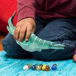 Schleich Mosasaurus DINOSAURS - Figura de Colección Realista de Dinosaurio Acuático con Mandíbulas Móviles y Dientes Afilados Schleich Mosasaurus DINOSAURS - Figura de Colección Realista de Dinosaurio Acuático con Mandíbulas Móviles y Dientes Afilados