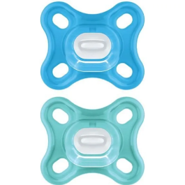 Mam Chupete Fisiológico Confort +0m Azul Set de 2 con Caja de Almacenamiento y Esterilización Precio: 26.49999946. SKU: B1F2SME2FH