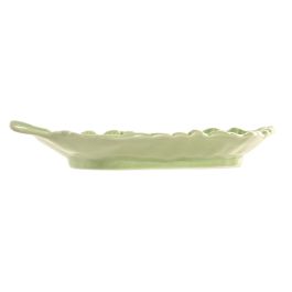 DKD Home Decor Bandeja Vaciabolsillos Shabby Verde 13 x 3.5 x 22 cm (6 Unidades)