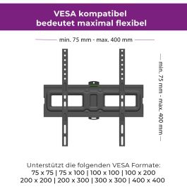 Ultron WM200 Soporte de Pared para Pantalla Plana de 32-60" con Inclinación y Ángulo Ajustable
