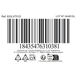 La Mediterranea Vaso Sidari 270 cc Transparente para Agua o Refresco, 8 x 8 x 10.2 cm (Pack de 6 Unidades) (48 Unidades)