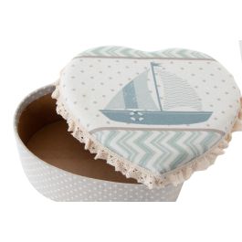 DKD Home Decor Caja Mediterraneo Set de 2 Piezas 19 x 10 x 7 cm