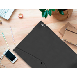 Liderpapel Carpeta Dossier 44243 Polipropileno Din A3 Negro Opaco Capacidad 50 Hojas 180 Micras