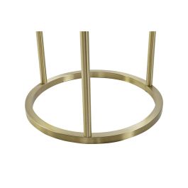 Lámpara de Pie DKD Home Decor 43,5 x 40 x 154 cm Dorado Metal Blanco 220 V 50 W Lámpara de Pie DKD Home Decor 43,5 x 40 x 154 cm Dorado Metal Blanco 220 V 50 W