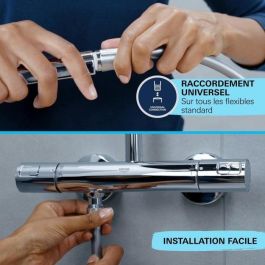 Rociador de ducha - GROHE Vitalio Start 110 27940001 - 1 chorro lluvia - Ahorro de agua - Proceso antical - Cromo Rociador de ducha - GROHE Vitalio Start 110 27940001 - 1 chorro lluvia - Ahorro de agua - Proceso antical - Cromo