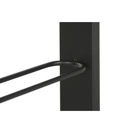 DKD Home Decor Botellero de Pared Loft para 8 Botellas de Vino, Estantería Metálica Negro 120x42x6 cm, Pack de 2 DKD Home Decor Botellero de Pared Loft para 8 Botellas de Vino, Estantería Metálica Negro 120x42x6 cm, Pack de 2