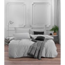 Juego de cama ASI8684283345816 - 1 funda nórdica 220x240 cm + 2 fundas almohada 60x60 cm - 65% algodón, 35% poliéster - Gris Precio: 38.50000022. SKU: B1EQS4XMBA