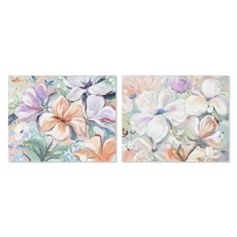 Cuadro Shabby DKD Home Decor Multicolor 3.7 x 80 x 100 cm (2 Unidades)