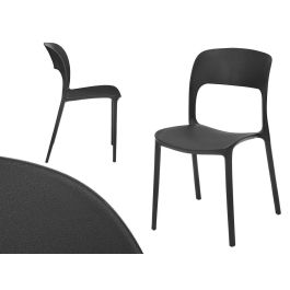 Silla Respaldo Negro Giftdecor 46X78CM (4 Unidades) Silla Respaldo Negro Giftdecor 46X78CM (4 Unidades) Precio: 99.78999954. SKU: B1CTFWDB8A