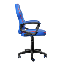 Trust GXT 703SM Revvo Silla Gaming Universal 25741 | Soporta 110 kg, Color Azul y Rojo