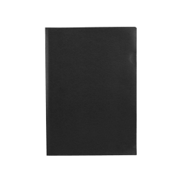 Liderpapel Carpeta Uñero Polipropileno DIN A4 Negro Opaco con Capacidad para 20 Hojas