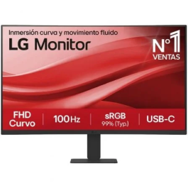 LG 27U421A-B Monitor Curvo 27" Full HD 100Hz USB-C 5ms VA 1500R Negro Precio: 124.95000023. SKU: B1KJPP3GLX