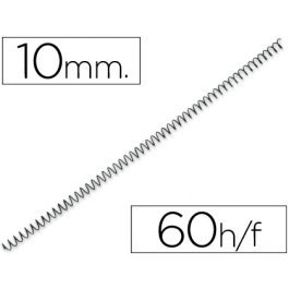 Yosan Espiral Metálico Negro Paso 64 5:1 10 mm Calibre 1,00 mm Precio: 25.4999998. SKU: B13RZG72VL