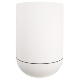 Jardinera redonda RIVIERA GRANIT TULIP - Plástico - Diámetro 40 cm - Blanco Jardinera redonda RIVIERA GRANIT TULIP - Plástico - Diámetro 40 cm - Blanco