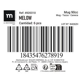 Taza Melow 90 cc - Inde (36 Unidades) Taza Melow 90 cc - Inde (36 Unidades)