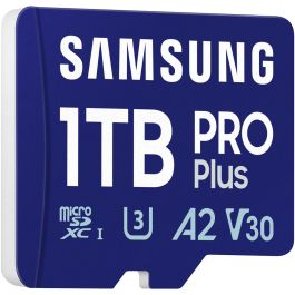 Samsung MB-MD1T0SA/EU Tarjeta de Memoria PRO Plus 1TB microSDXC UHS-I U3 V30 A2 180MB/s