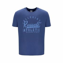 Camiseta de Manga Corta Russell Athletic Amt A30211 Azul Hombre Camiseta de Manga Corta Russell Athletic Amt A30211 Azul Hombre