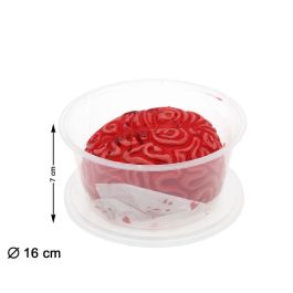 Decoración Halloween Cerebro Artificial Rojo Realista 16x7 cm en Recipiente para Ambientaciones de Terror Precio: 2.78999985. SKU: B15P3TDJQX