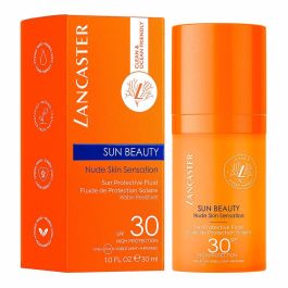 Lancaster SUN BEAUTY Protective Fluid SPF30 30 ml protector solar facial biodegradable para piel con bronceado dorado