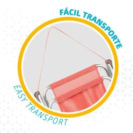 Silla Plegable Aktive Flamingo Coral 44 x 76 x 45 cm (4 Unidades)