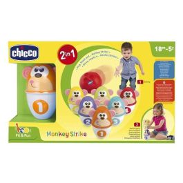 Juego de bolos animales con pelota 11x15x9 cm