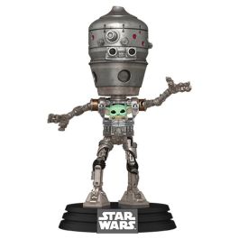 FUNKO Figura POP Deluxe Star Wars The Mandalorian IG-12 con Grogu
