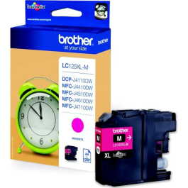 Brother LC125XLM Cartucho de tinta magenta de alta capacidad para MFC-J4510DW / MFCJ-4410DW / MFCJ-4610DW Precio: 38.69000047. SKU: S8401982
