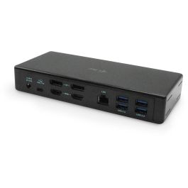 Hub USB i-Tec C31QUATTRODOCKPD Negro