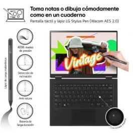 Portátil LG Gram 14T90S-G.AA75B Intel Core Ultra 7-155H/ 16GB/ 512GB SSD/ 14" Táctil/ Win11 Portátil LG Gram 14T90S-G.AA75B Intel Core Ultra 7-155H/ 16GB/ 512GB SSD/ 14" Táctil/ Win11