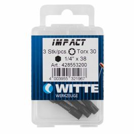 Juego de puntas WITTE TX Torx 3 Unidades 3 Piezas Precio: 14.69000016. SKU: B1AHDKXSRM